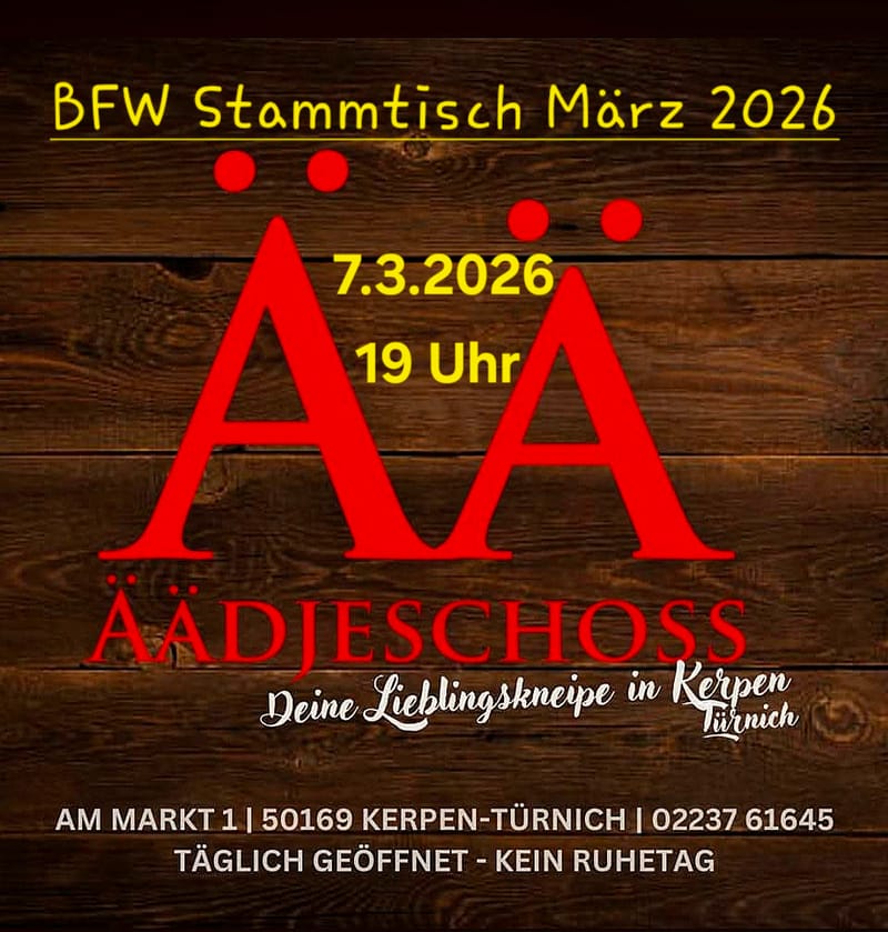 Stammtisch März