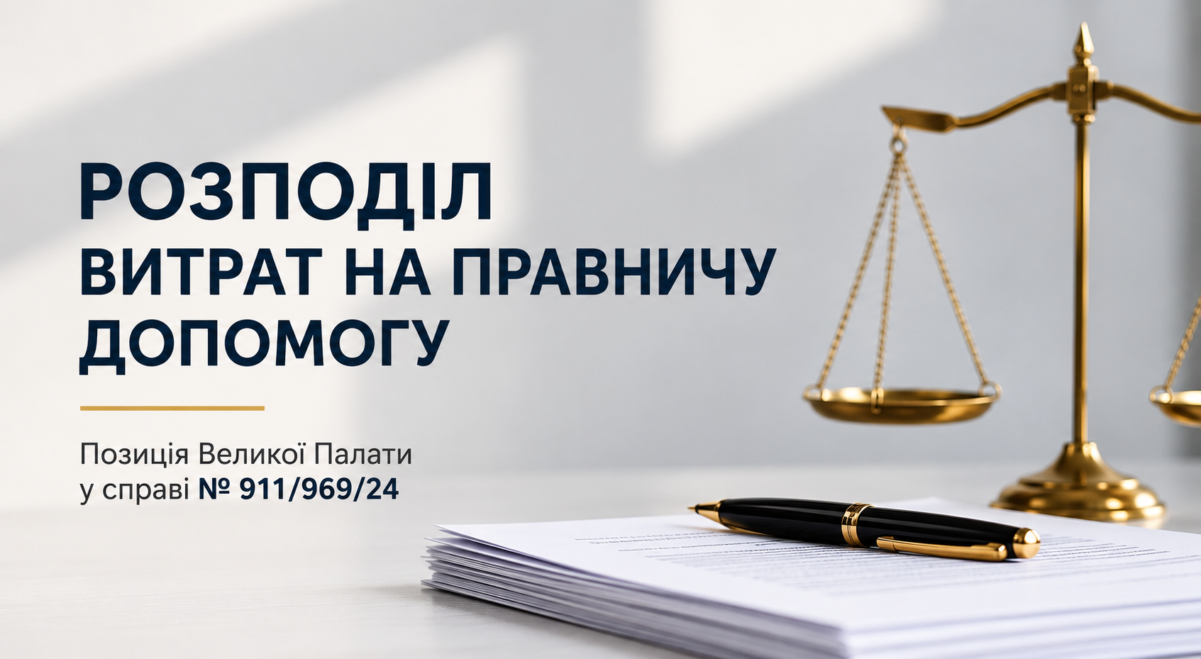 Розподіл витрат на правничу допомогу. Позиція Великої Палати.