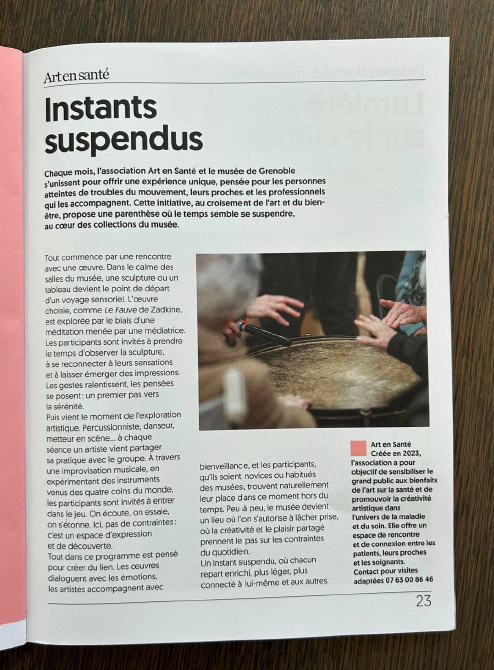 L’agenda du musée 