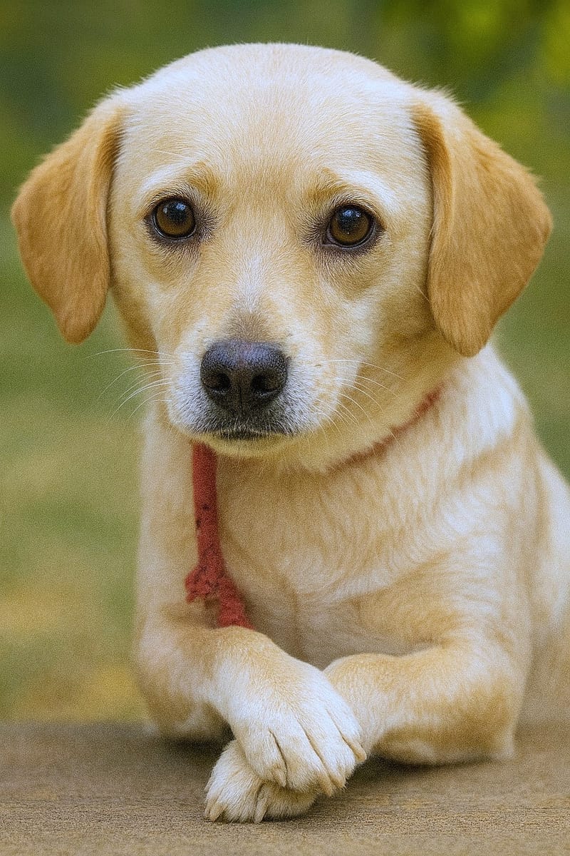 *** GERESERVEERD *** 🐾 Mini-Labrador’tje Toby – een teder klein zieltje met een gouden blik 🐾