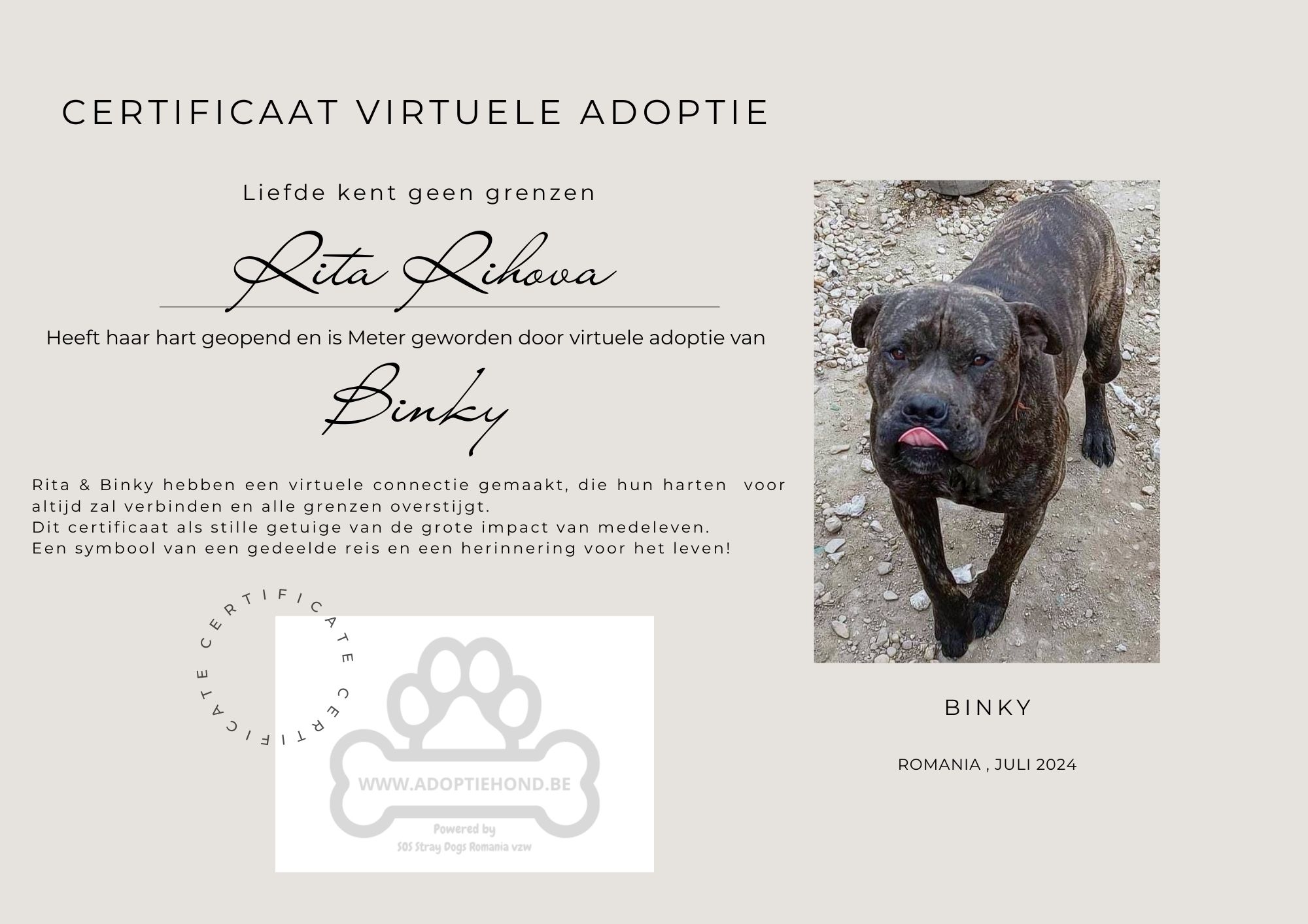Wie helpt Binky?
