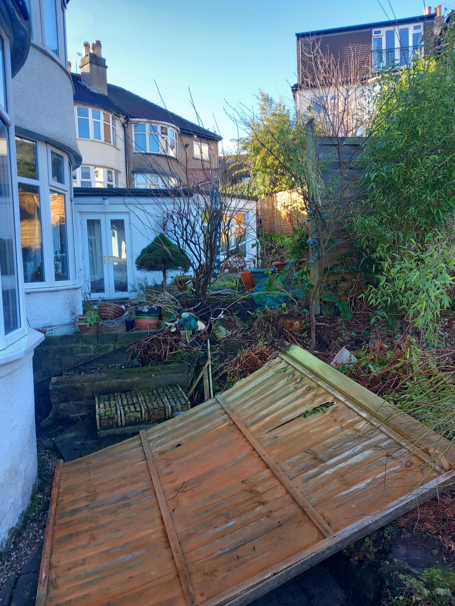 Stepped Fencing Work