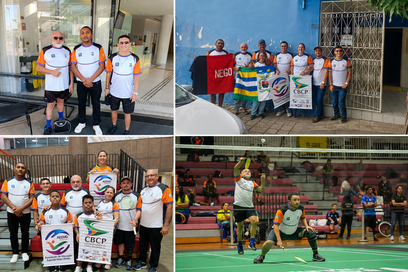 A AEEMD representa a Paraíba na I Etapa Nacional de Parabadminton - 2026, realizada em São Paulo no CPB