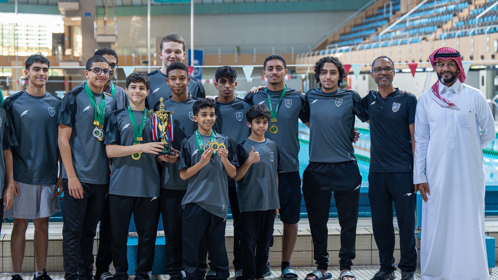 🎉إنجاز جديد لنادي وج في بطولة المنطقة الغربية للسباحة! 🏊♂️