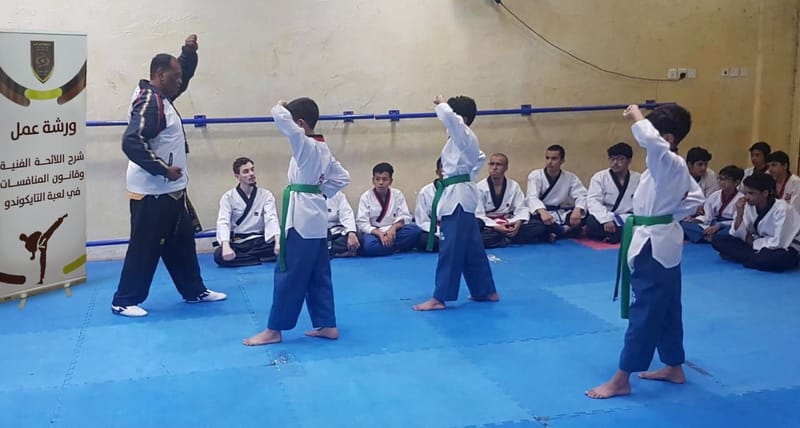 نادي وج يُقيم ورشة عمل في لعبة التايكوندو🏆 ( اللائحة الفنية، قوانين المنافسات)