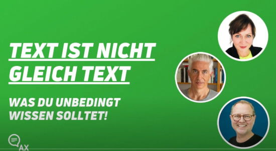 Text ist nicht gleich Text Meetup