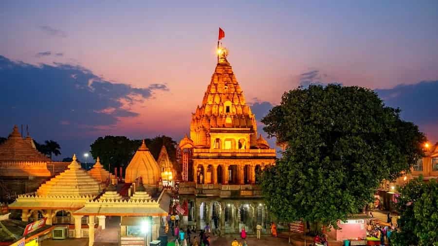 Experiencing peace in the temple at Ujjain