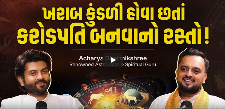 Acharya Dharmikshree is back on a podcast with Jay Thadeshwar