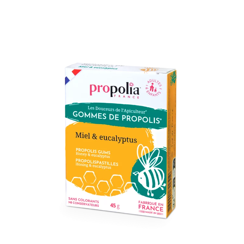 Gommes de Propolis Miel & Eucalyptus