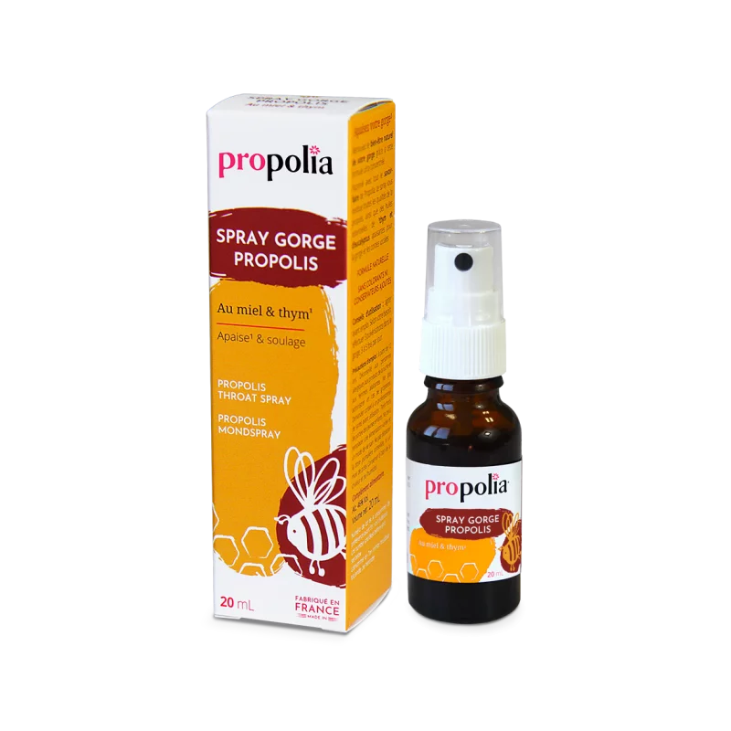 Spray gorge - Propolis, Miel & Thym