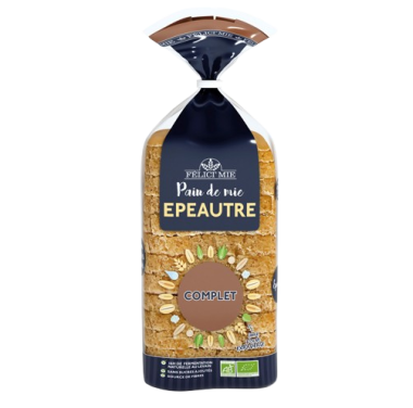 Pain de mie Epeautre complet