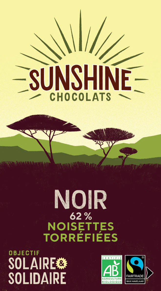 Noir 62% noisettes torréfiées