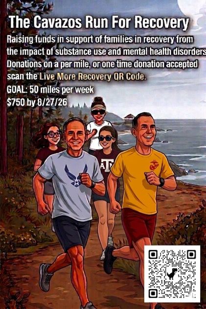 Cavazos Family Run For Recovery
