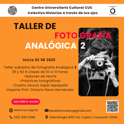 TALLER DE FOTOGRAFÍA ANALOGICA NIVEL 2 image