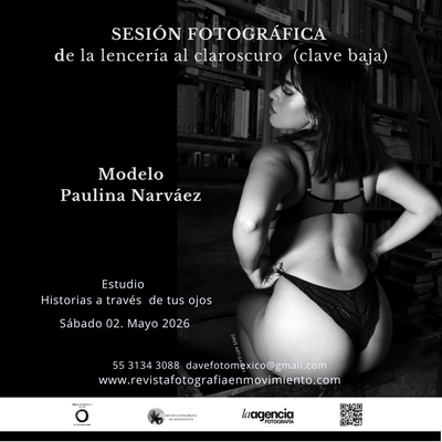 Sesión fotográfica "de la lencería al claroscuro" Clave baja image