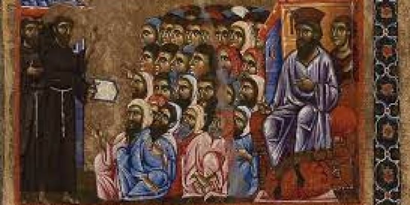 40. 方濟在蘇丹王前