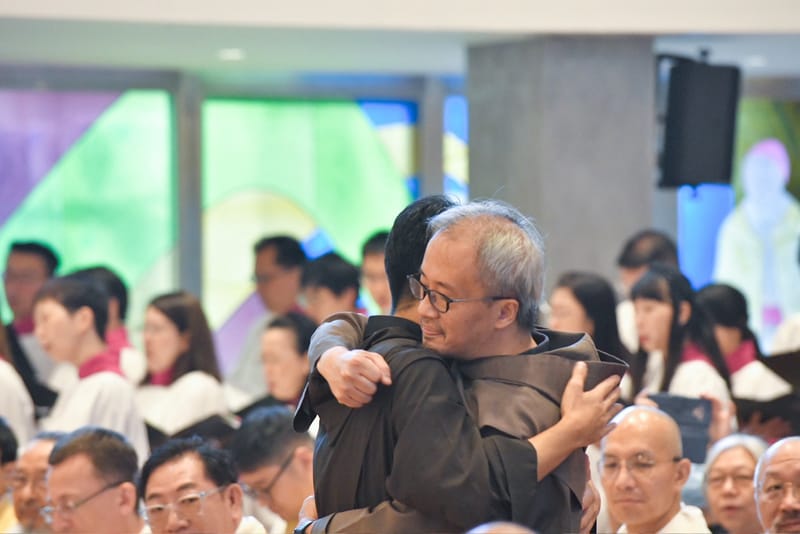 2025年7月1日 李皓朗方濟兄弟 舉行宣發隆重聖願。