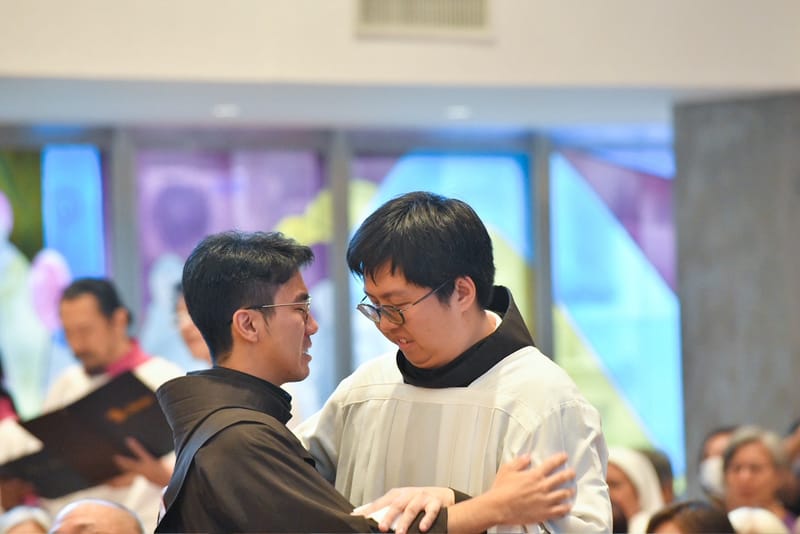 2025年7月1日 李皓朗方濟兄弟 舉行宣發隆重聖願。