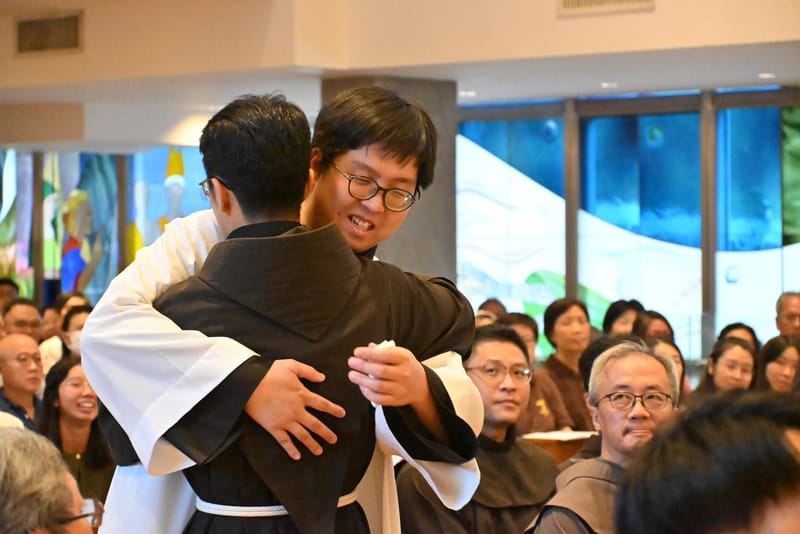 2025年7月1日 李皓朗方濟兄弟 舉行宣發隆重聖願。