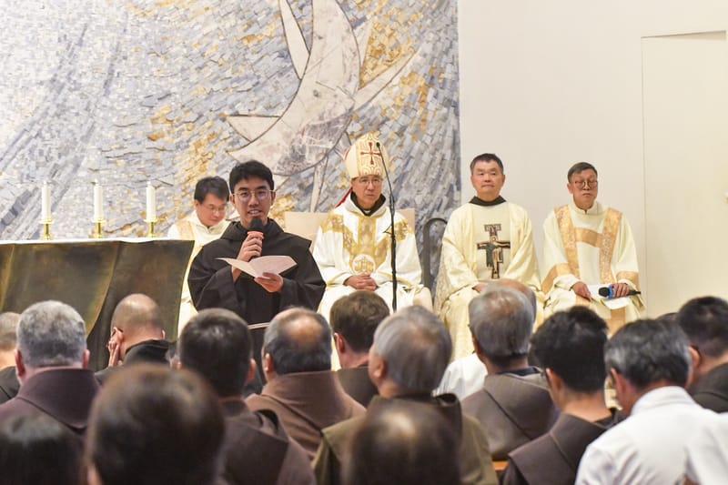 2025年7月1日 李皓朗方濟兄弟 舉行宣發隆重聖願。
