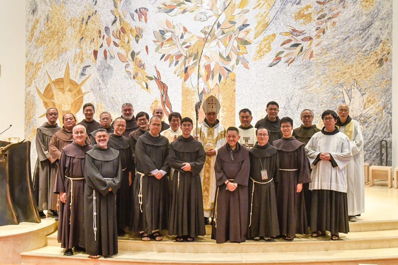 2025年7月1日 李皓朗方濟兄弟 舉行宣發隆重聖願。