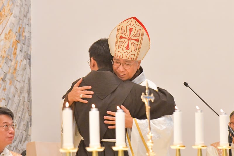 2025年7月1日 李皓朗方濟兄弟 舉行宣發隆重聖願。