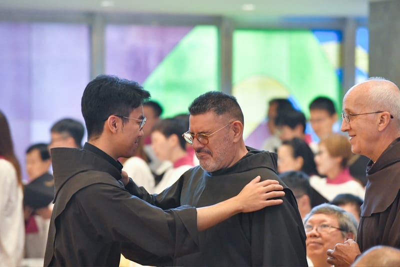 2025年7月1日 李皓朗方濟兄弟 舉行宣發隆重聖願。