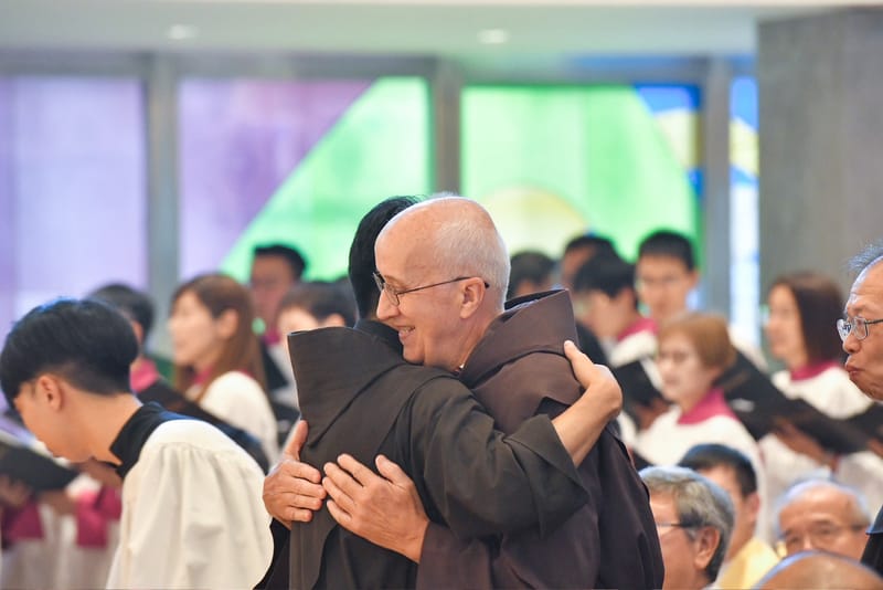 2025年7月1日 李皓朗方濟兄弟 舉行宣發隆重聖願。