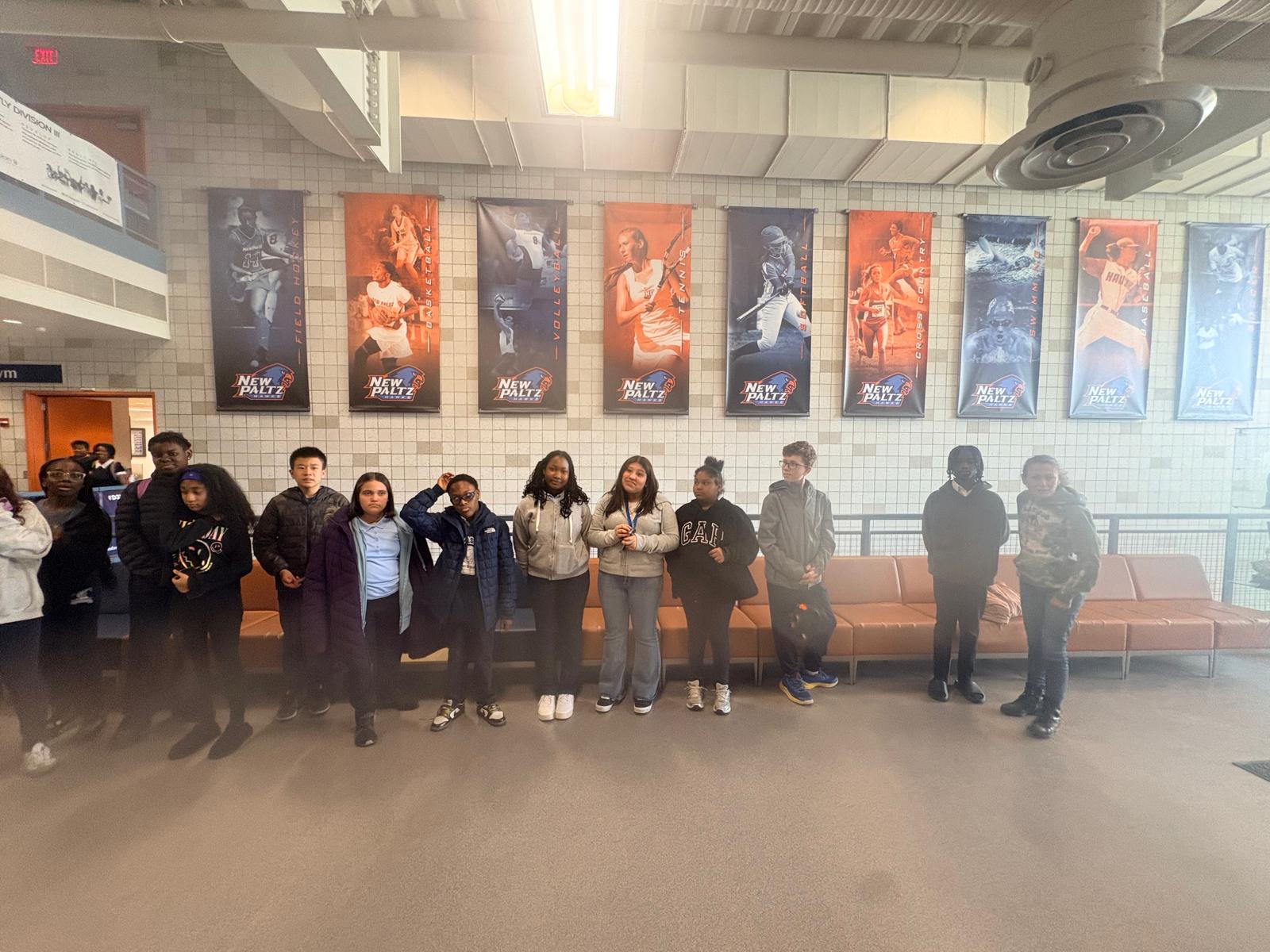 Our Middle School students to a trip to New Paltz today! 