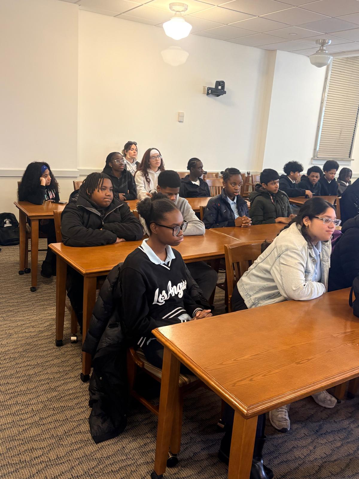 Our Middle School students to a trip to New Paltz today! 