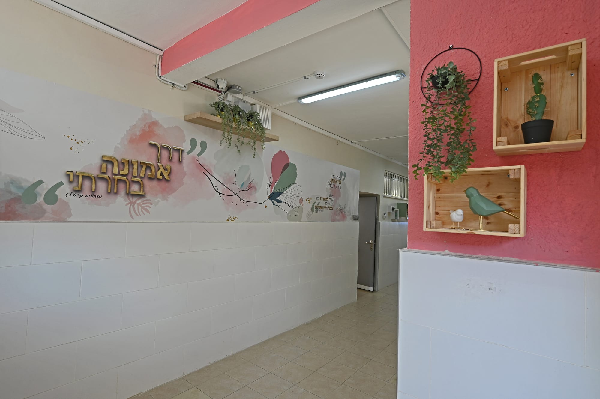 עיצוב כניסת בית ספר 