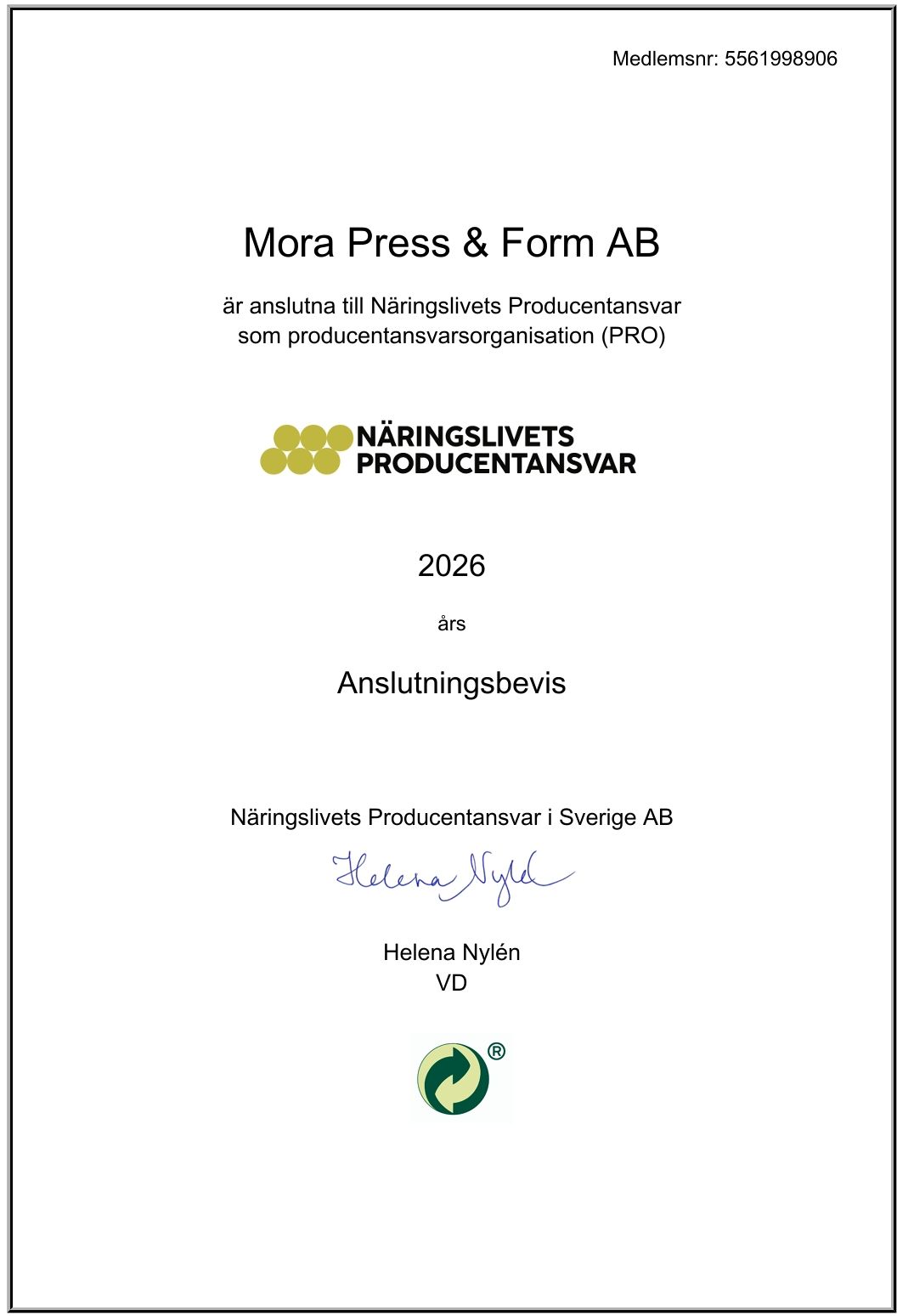 Producentansvar