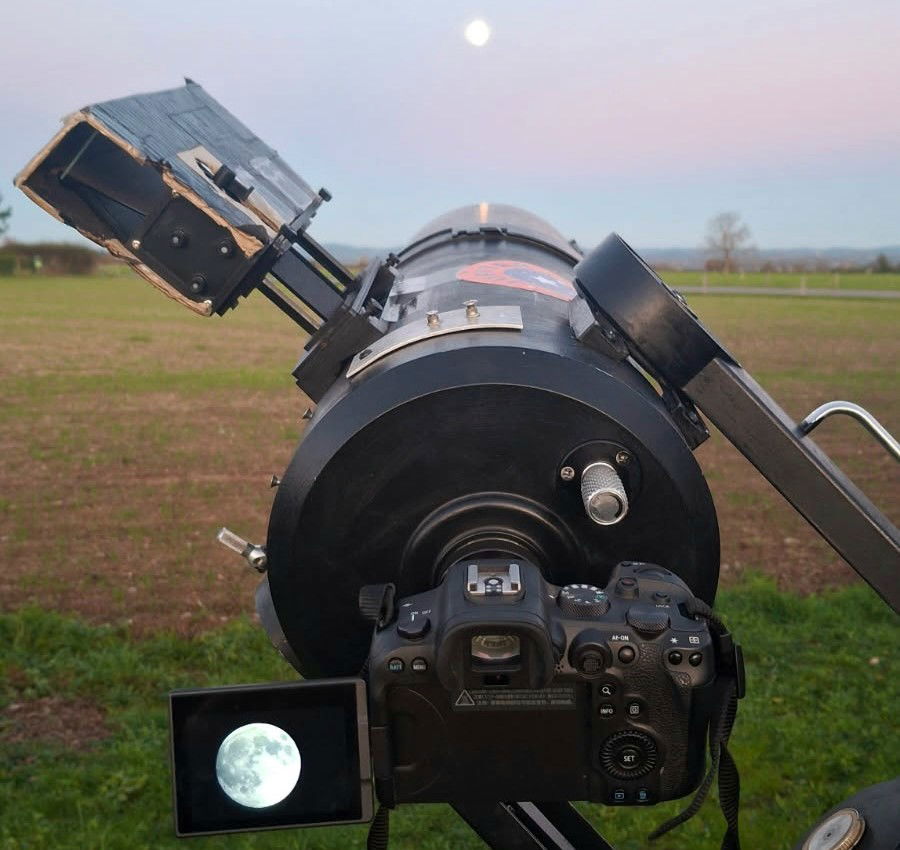 La Lune au télescope C8
