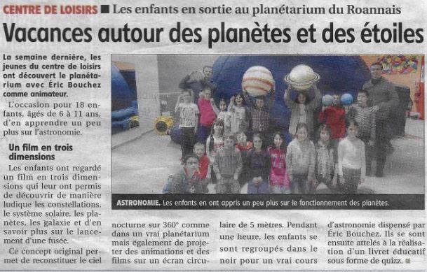 le planétarium roannais