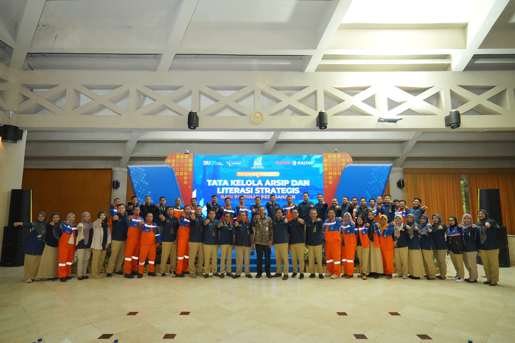 Peringatan Hari Kearsipan, PT Pupuk Kaltim Gelar Sharing Session Bersama Direktur Informasi Kearsipan ANRI