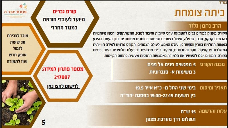 כיתה צומחת  / בהנחיית הרב נחמן גלזר 217007