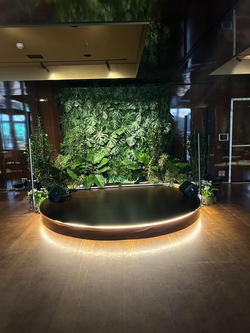 Cenografia Festa de lançamento