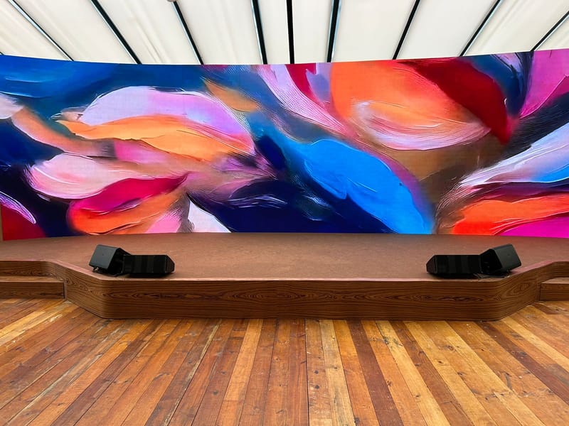 Cenografia Festa de lançamento