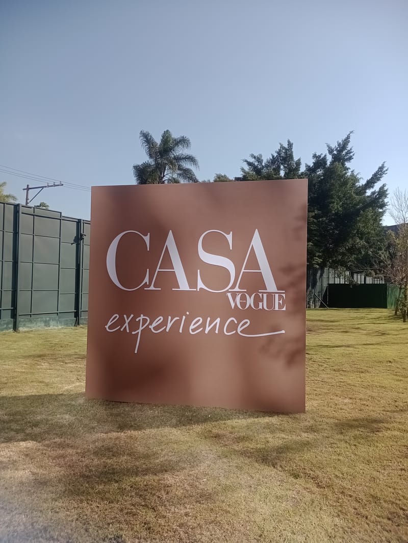 Cenografia festa Casa Vogue