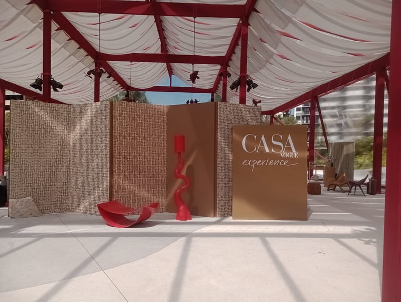 Cenografia festa Casa Vogue