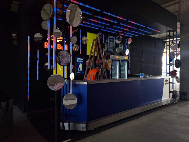 Bares Redbull para Festival Lollapalooza 2025