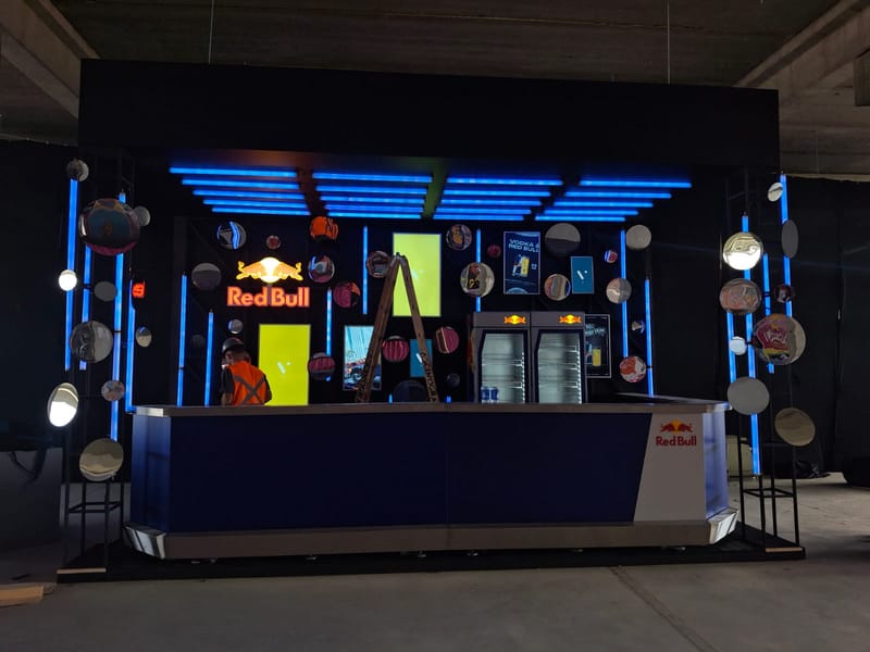 Bares Redbull para Festival Lollapalooza 2025