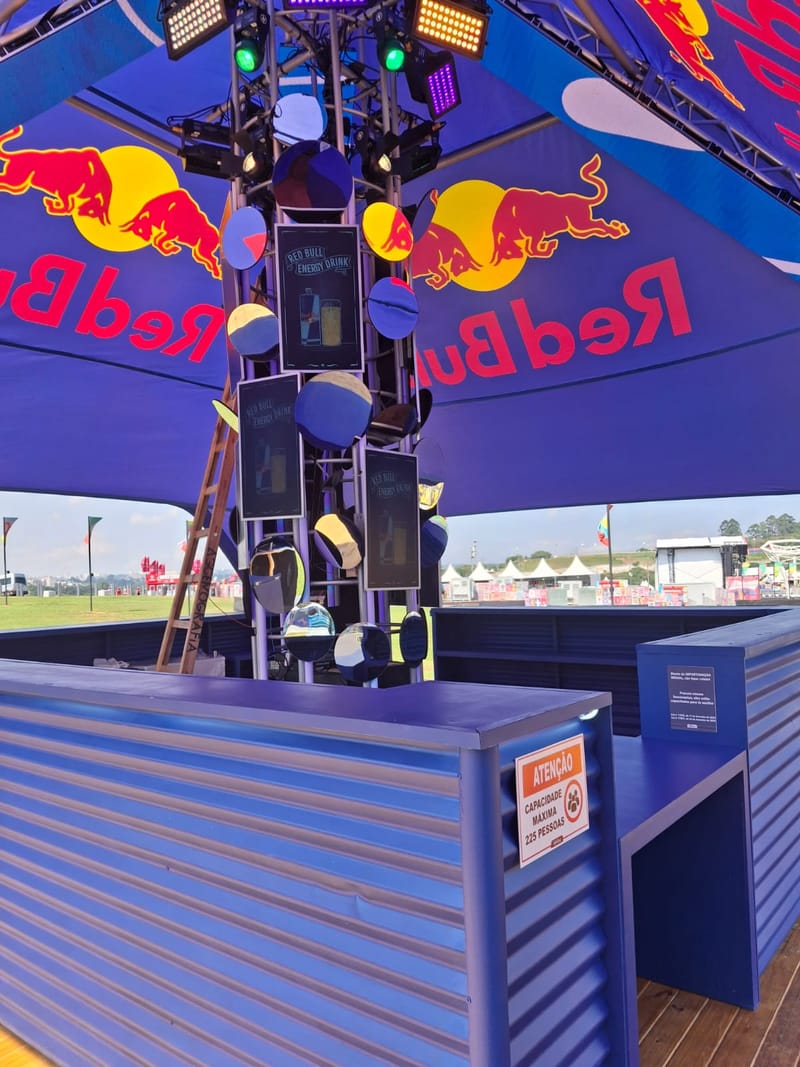 Bares Redbull para Festival Lollapalooza 2025