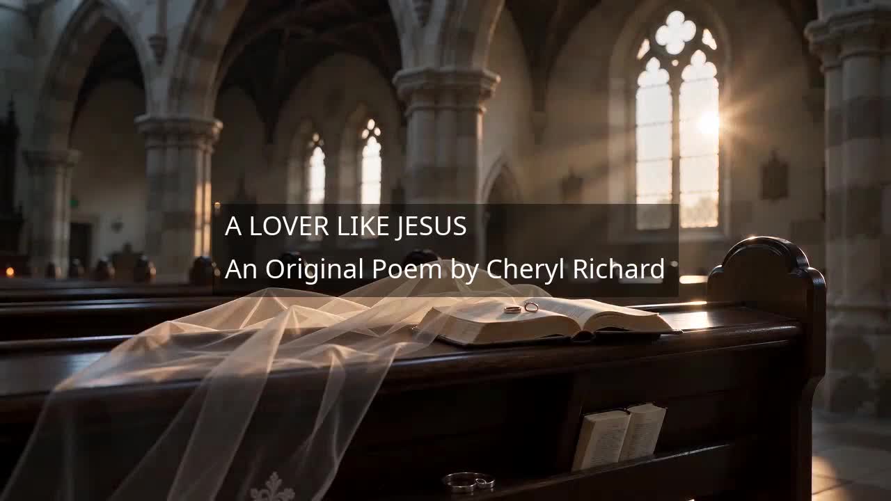 "A LOVER LIKE JESUS" Orginal Poem by Cheryl Richard thumbnail