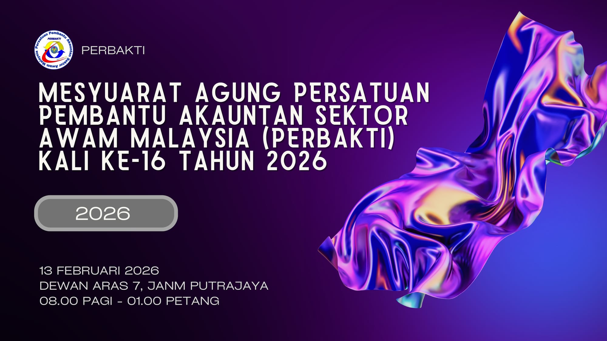 Mesyuarat Agung PERBAKTI Kali Ke-16 Tahun 2026