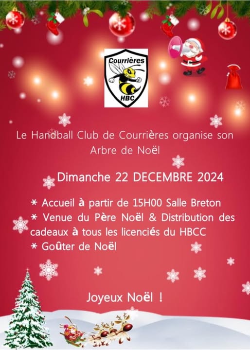 Le père Noël arrive au HBCC !!!