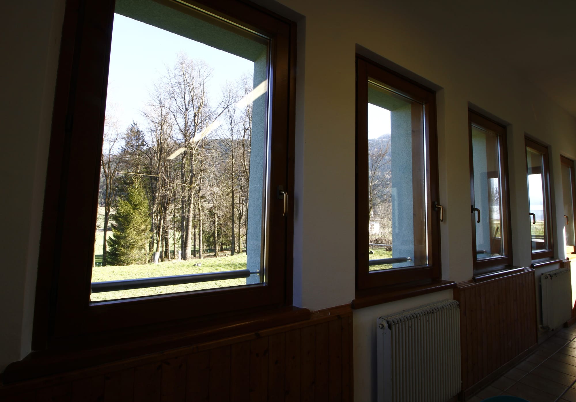VISTA DALLA SALA DA PRANZO A PIANO TERRA