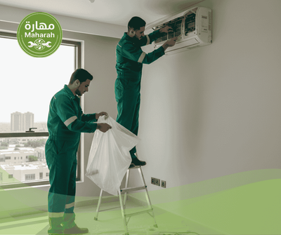 شركة فك وتركيب المكيفات بالرياض - شركة مهارة لخدمات المكيفات