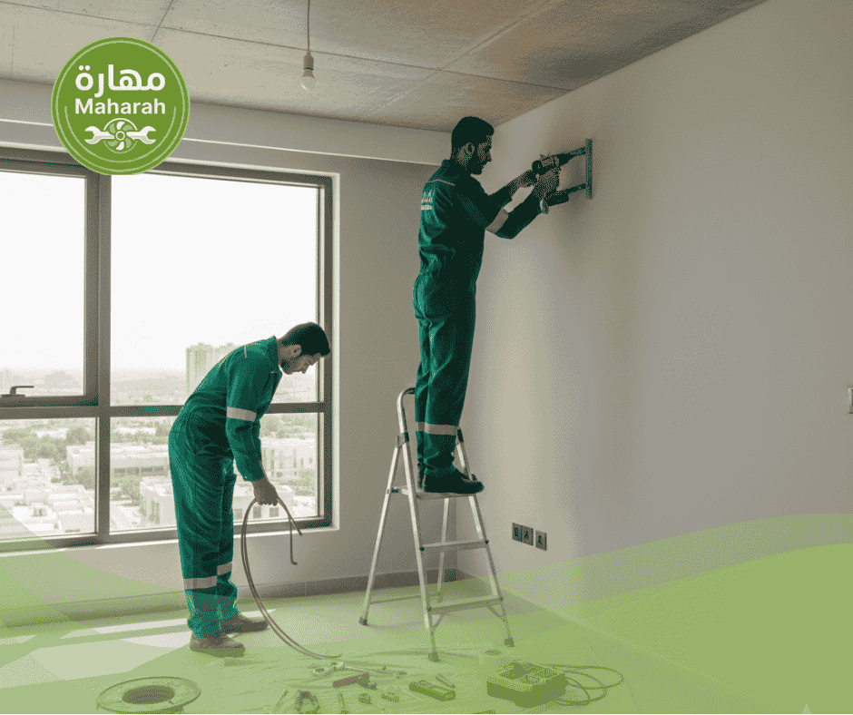 شركة فك وتركيب المكيفات بالرياض مع شركة مهارة