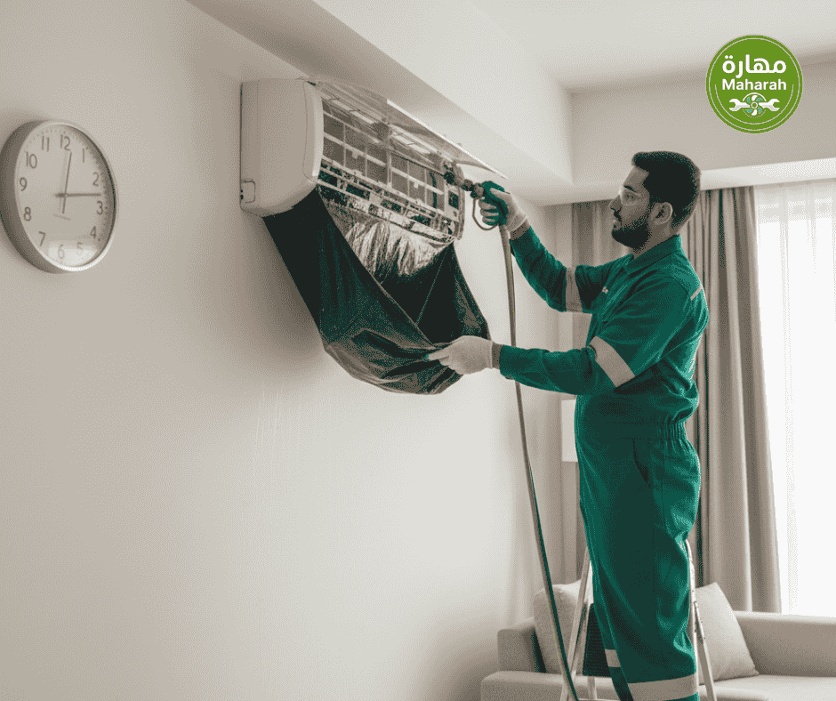 أفضل شركة موثوقة بالرياض لخدمات المكيفات شركة مهارة